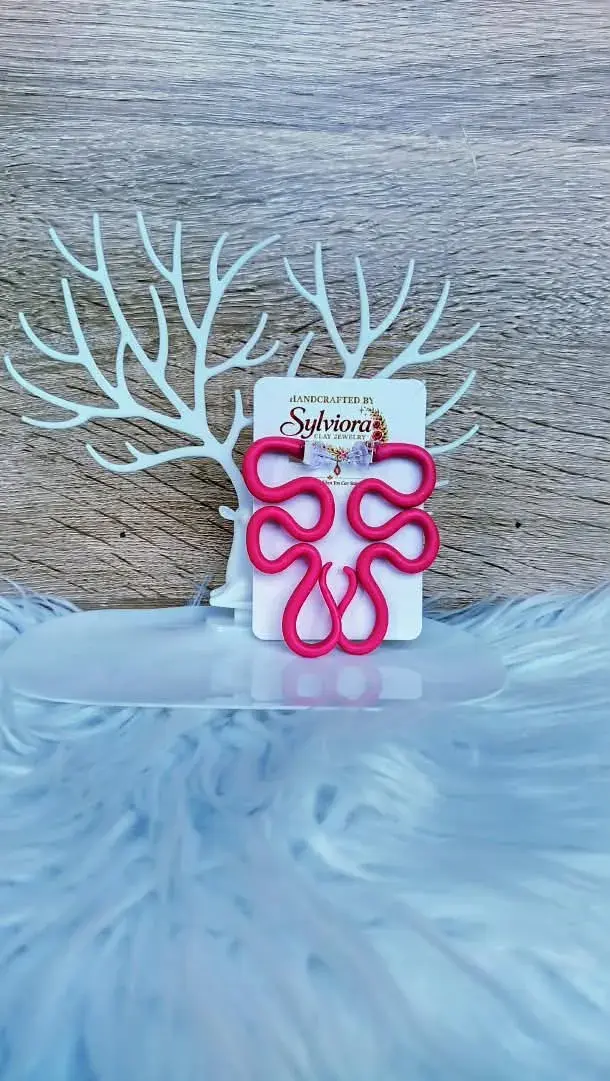 Polymer Clay Earrings, Whimsical