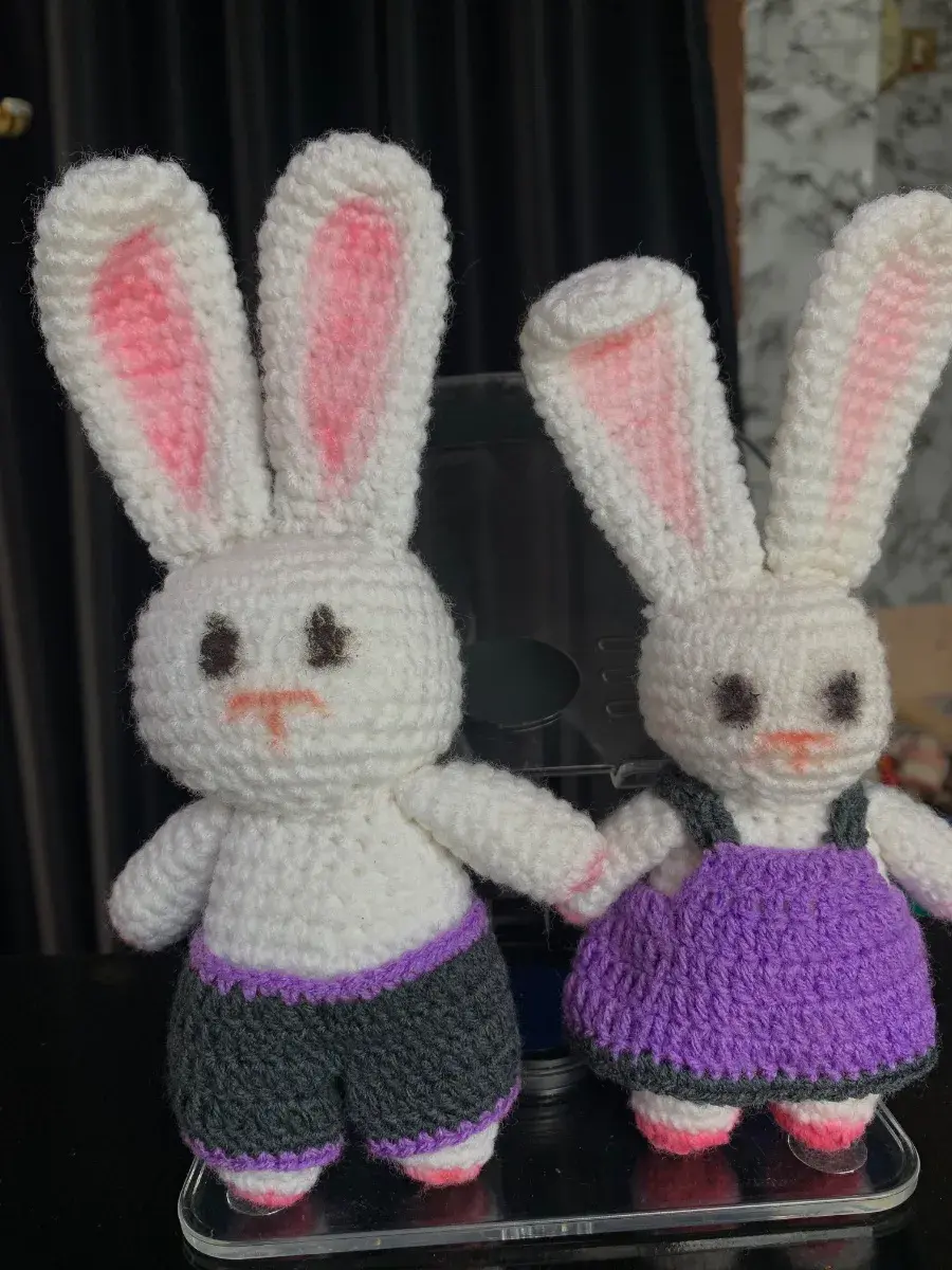 Crochet Bunny Couple