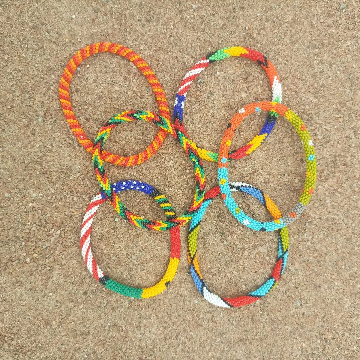 Set of 6 Beaded Bracelets