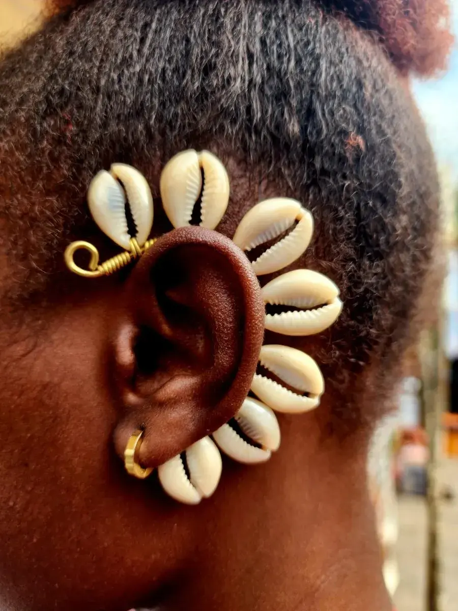Cowrie Shell Ear Cuff