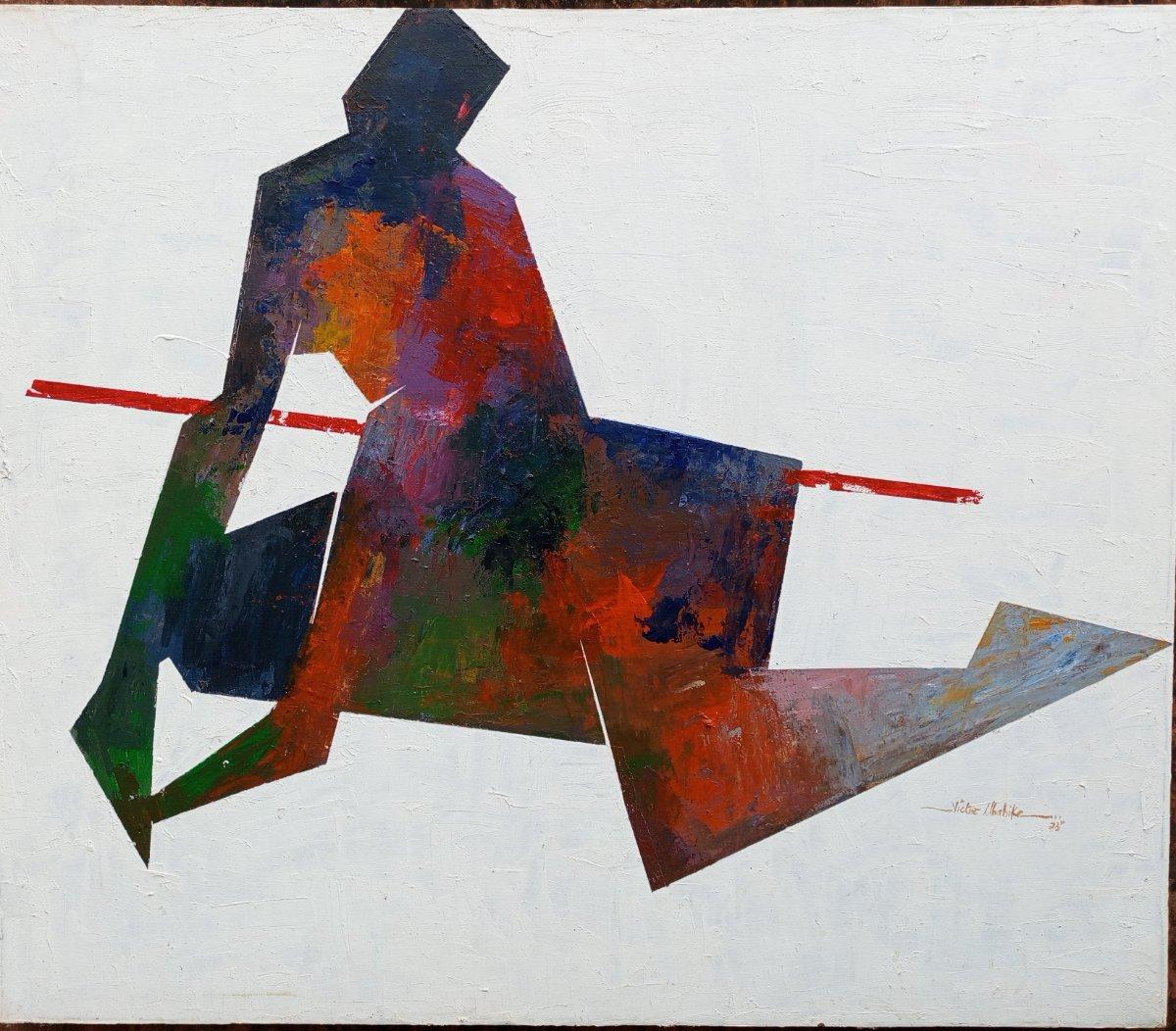 Poise – Original Acrylic Painting by Victor Ubabike