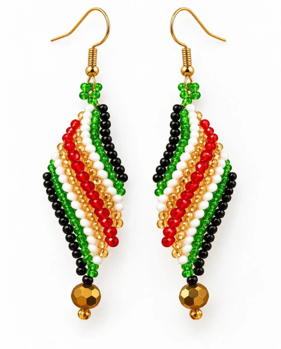 Uhuru Beaded Drop Earrings