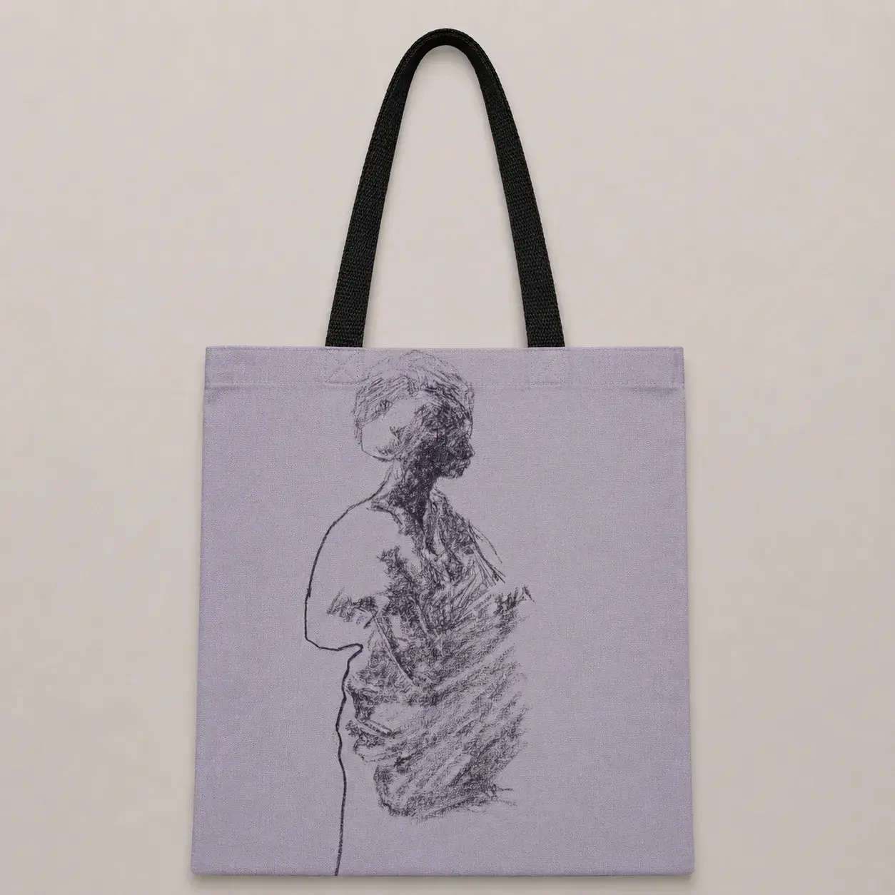 Minimalist Art Print Canvas Tote Bag Set (3 Pack)