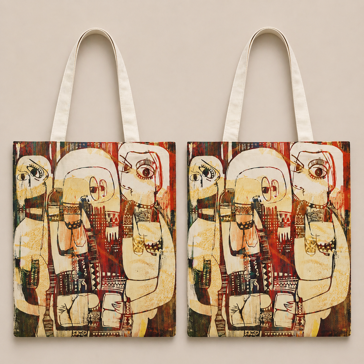 Tote Bag_ minimalist Art print (x3) Unisex Unisex