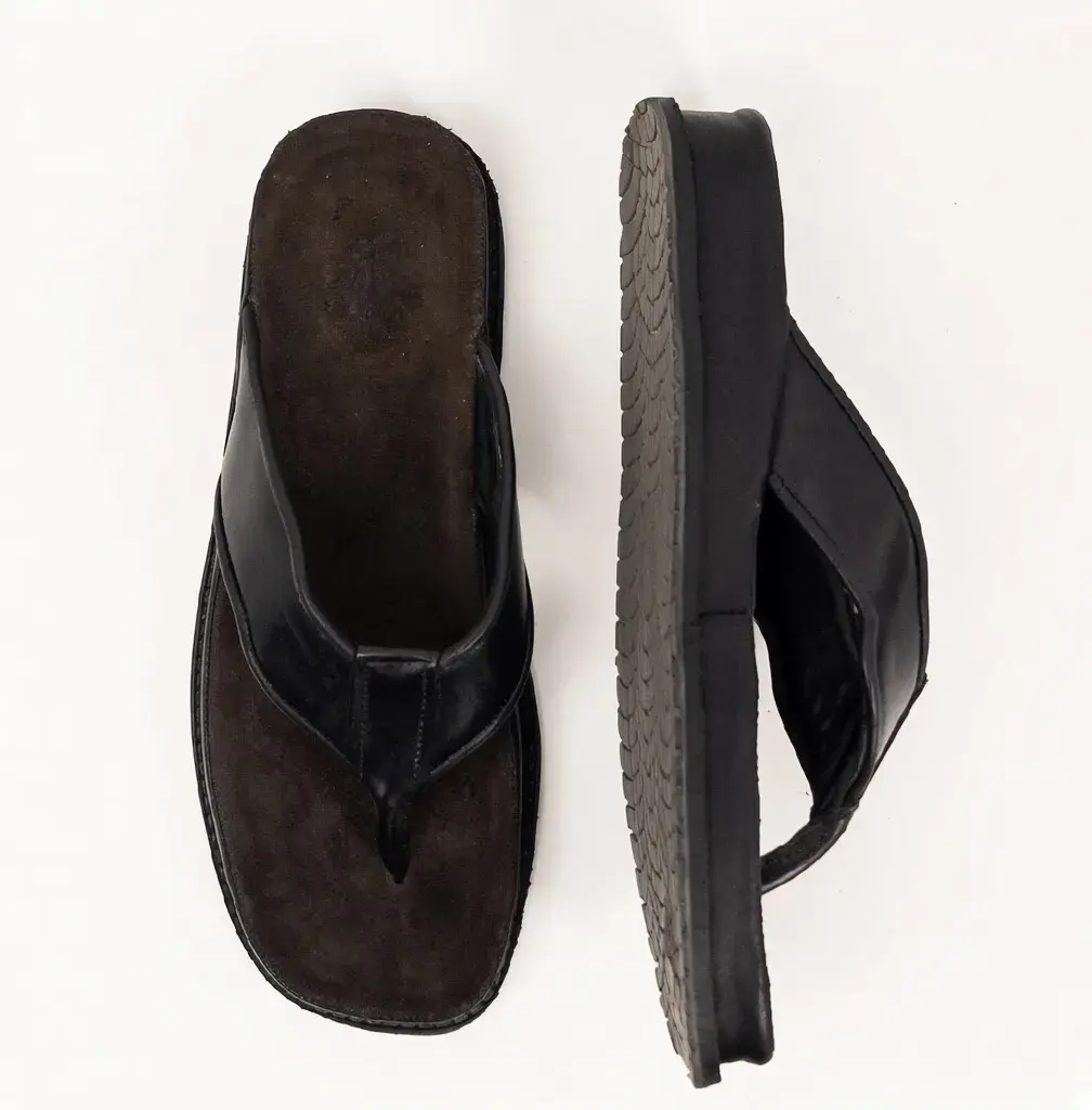 Men's Leather Thong Sandals
