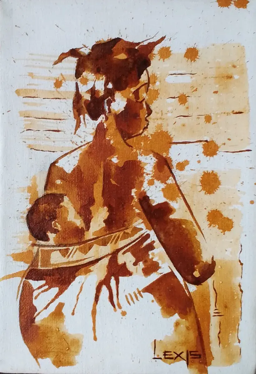 Carrier of Blessings, Mother and Child Painting